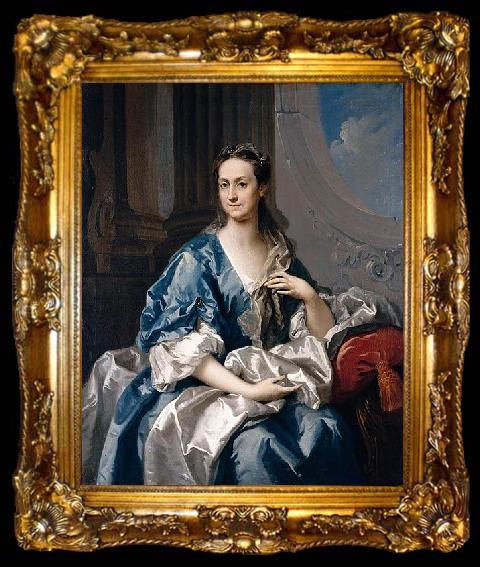 framed  Jacopo Amigoni Portrait of a Lady, ta009-2